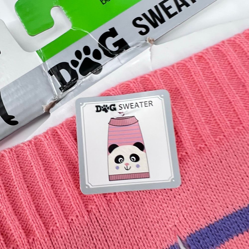 NWT adorable panda dog sweater medium beagle standard poodle